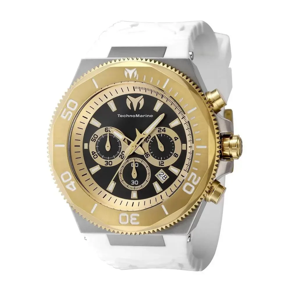 NWT TechnoMarine TM-224019 Manta | Chronograph | Black | Men's Watch